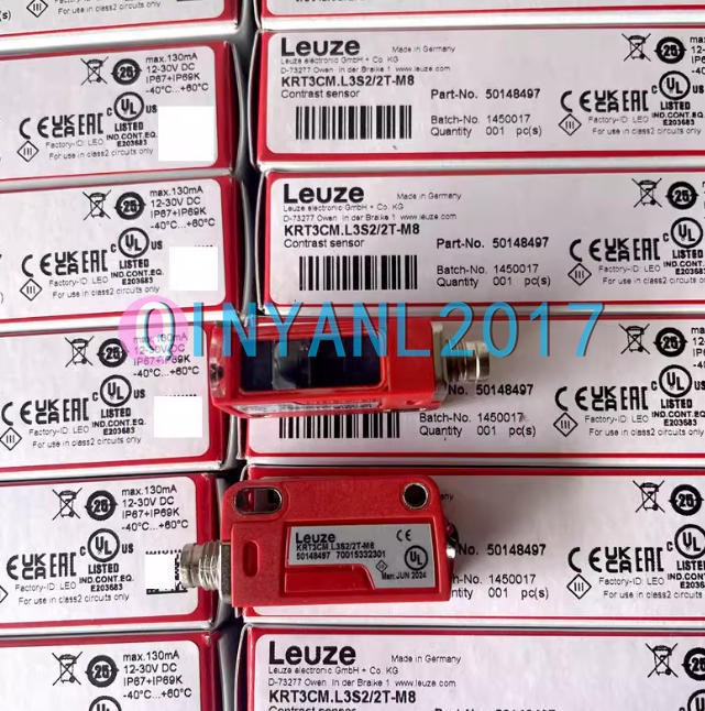 1PCS New leuze KRT3CM.L3S2/2T-M8 50148497 sensor