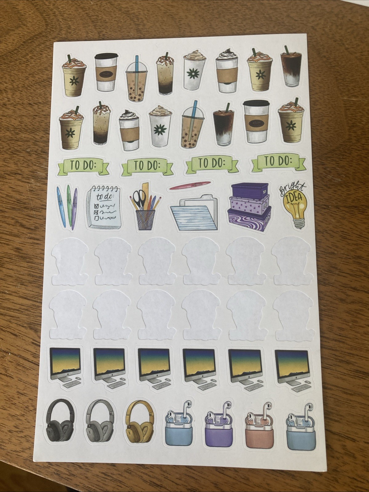 Bloom Planner Calendar Stickers Seasonal And Lifestyle Partially Used 13 Pages