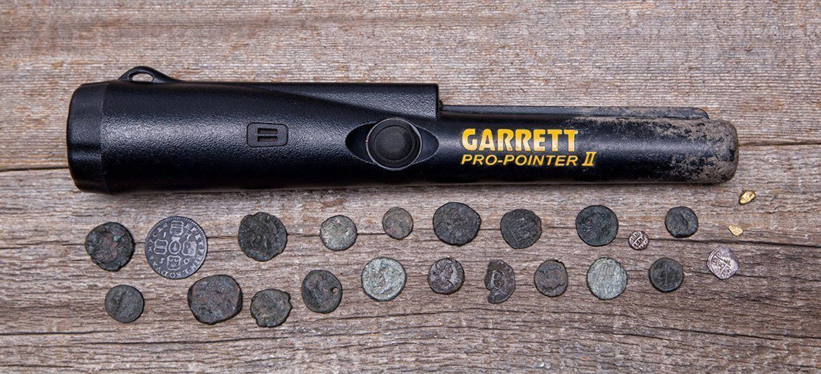 Garrett Pro-Pointer II with Garrett Edge Digger and Camo Finds Pouch