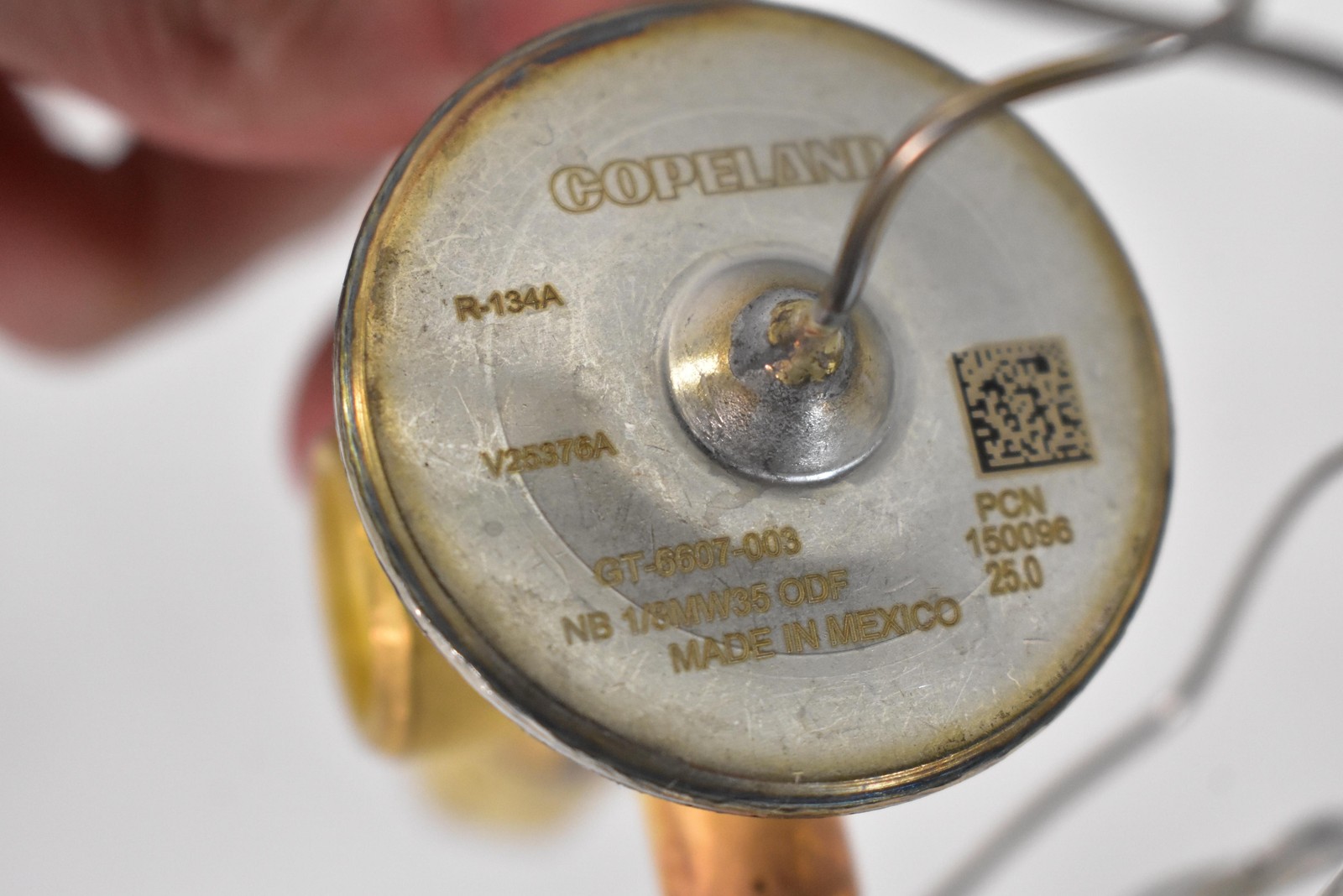 Copeland 325-60080-37 GT-6607-003 TXV Valve 1/8 ODF Brass R134A Made In Mexico