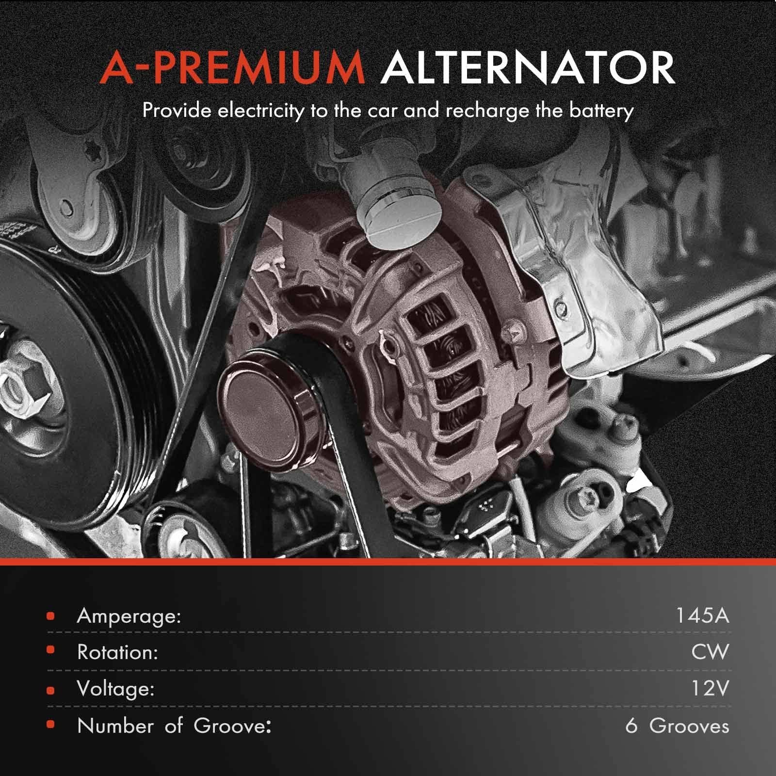 A-Premium Alternator Compatible with Chevy Silverado 2500 3500 HD Classic & G…