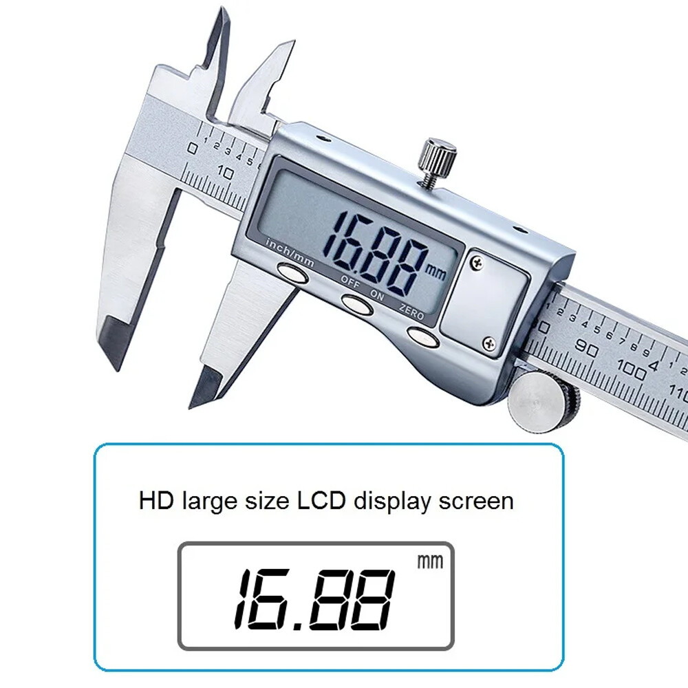 6″ 150mm Digital Caliper Micrometer LCD Gauge Vernier Electronic Measuring Tool