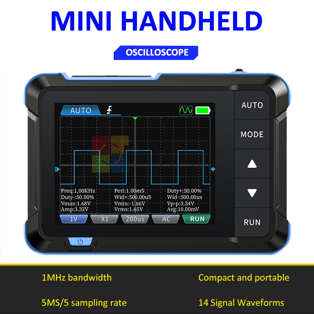 FNIRSI DSO153 /DSO510 Oscilloscope / Signal Generator / LCR-P1 Transistor Tester