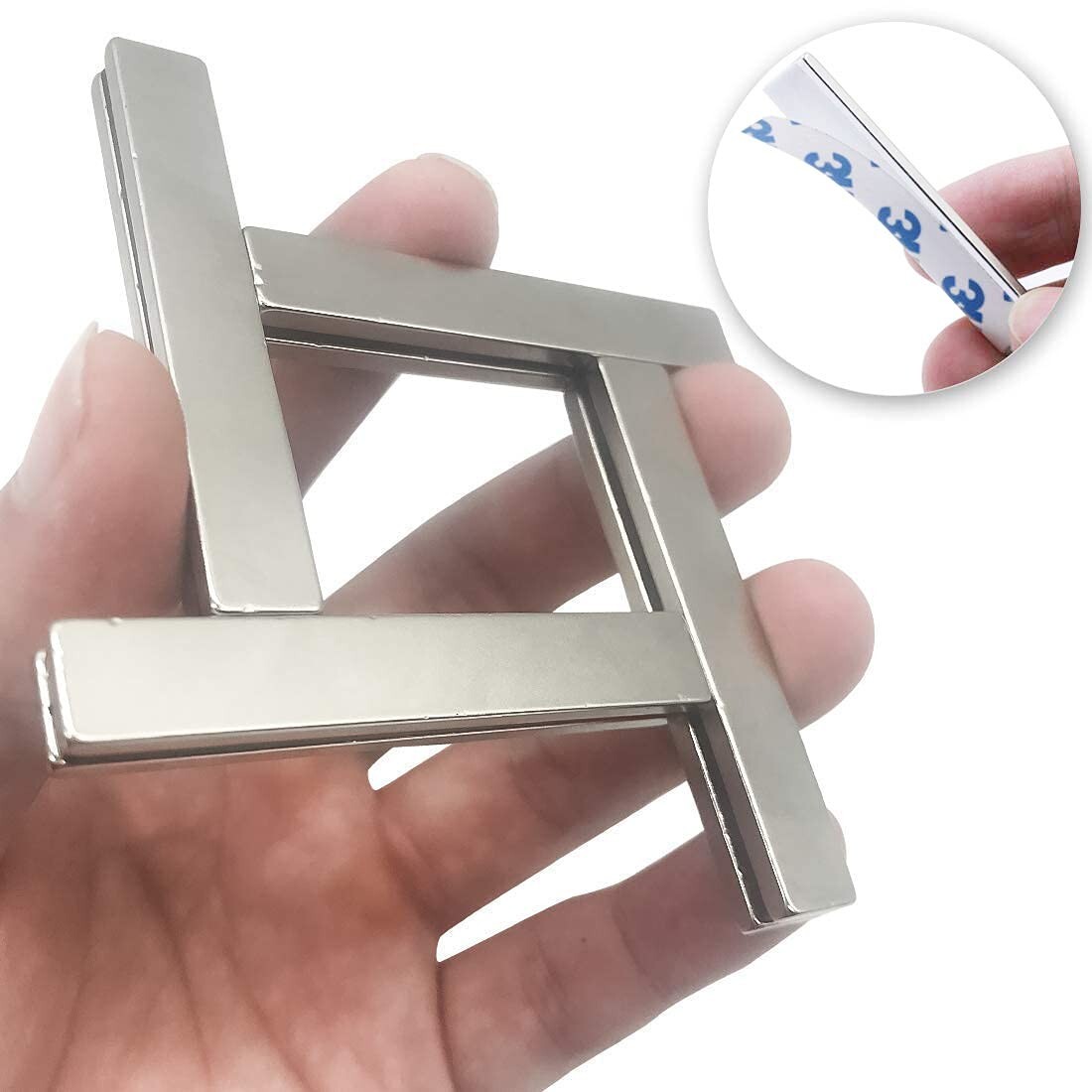 20 Pack Powerful Strong Neodymium Magnets Rare Earth Lifting Magnets 60x10x3mm..