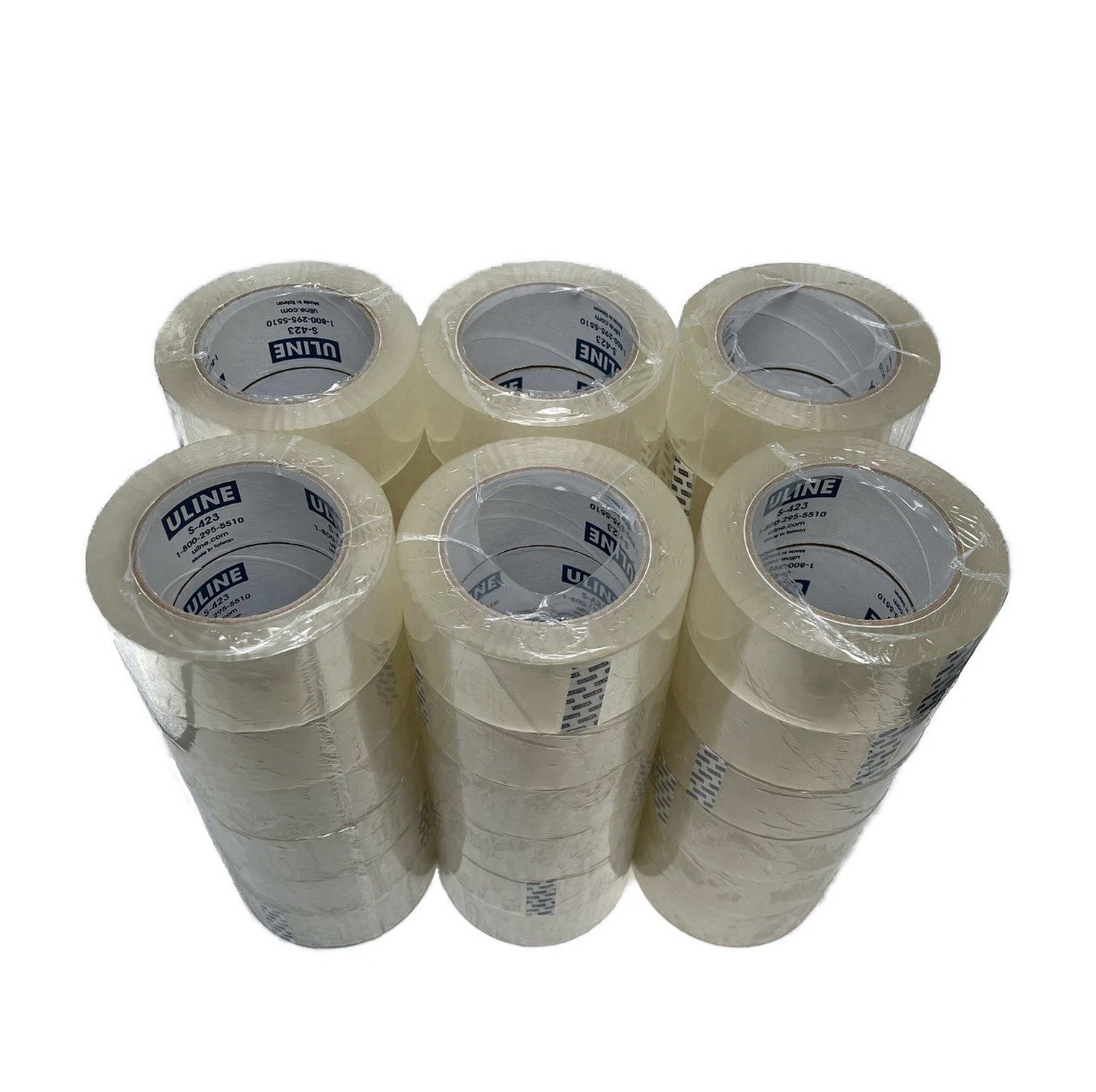 ULINE S-423 2 Mil Packing Tape, 2″ x 110 yds (Case of 36 Rolls)