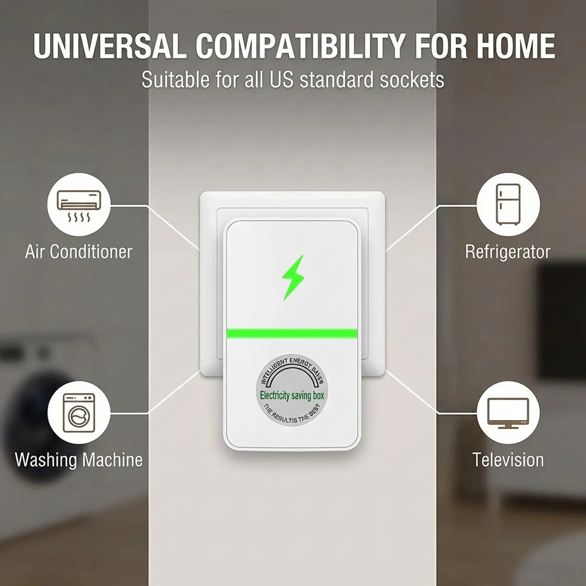 Smartplug Device 4 Pack 90V-250V 30KW Stopwatt Plug-in Home Office 30KW
