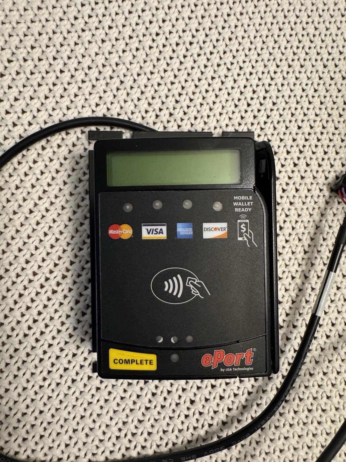 USA Technologies ePort Credit Card Terminal Wired with Antenna and Cables