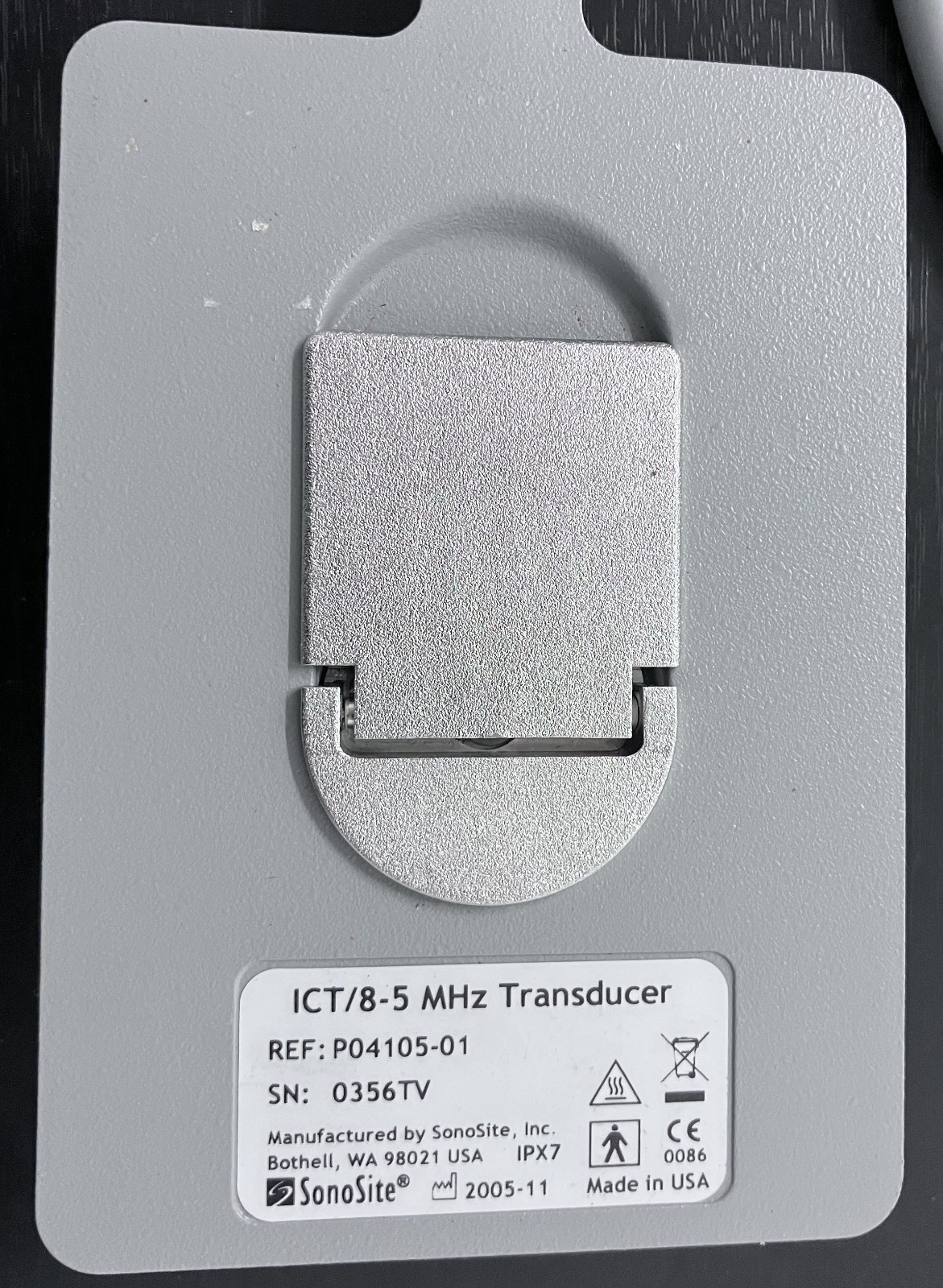 Sonosite ICT/8-5 MHz Transvaginal Ultrasound Transducer Probe Micromaxx Titan