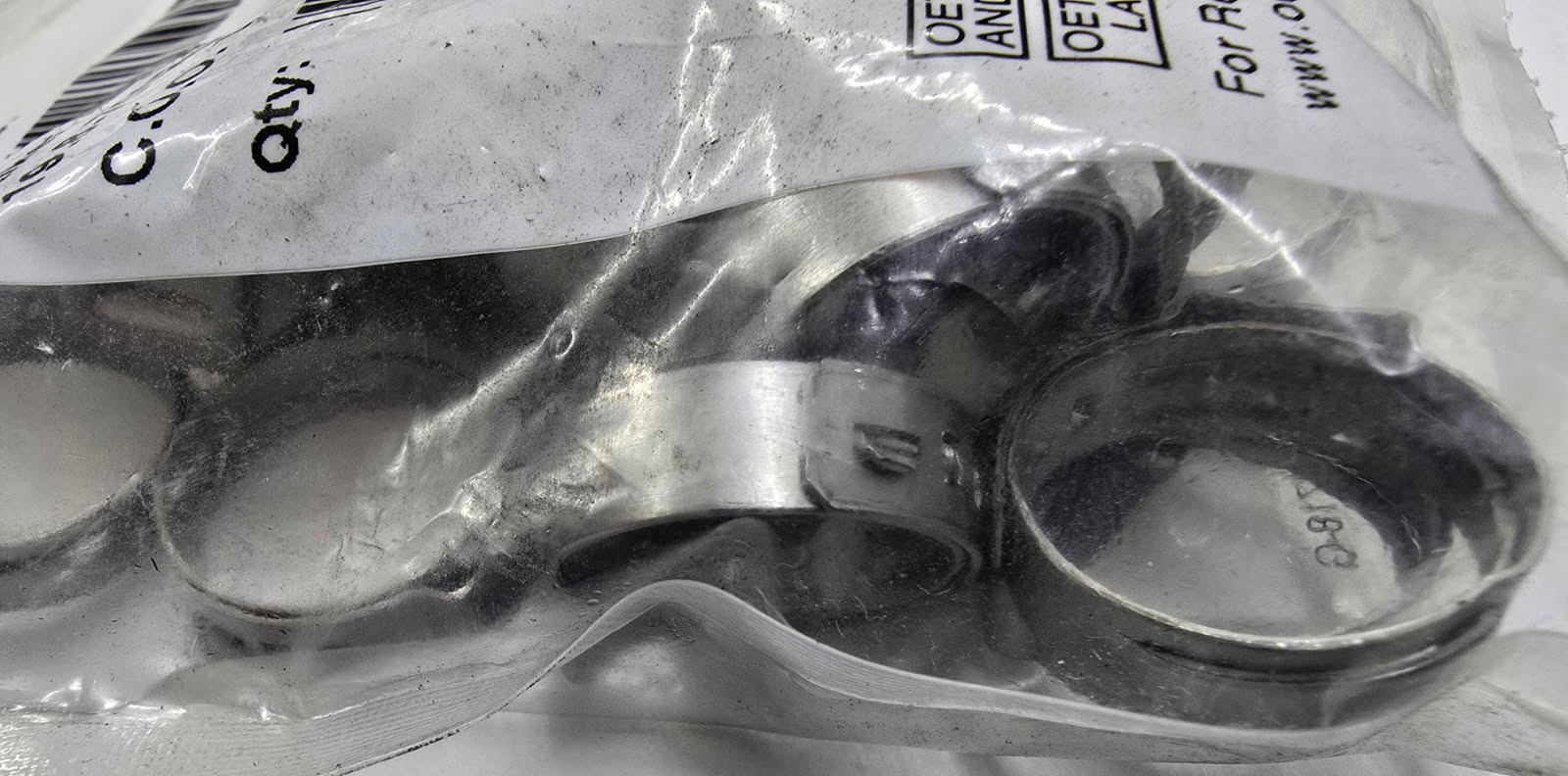 Pack of 100 Oetiker 19.8-706R Stepless Ear Clamps 19.8 mm 16702498