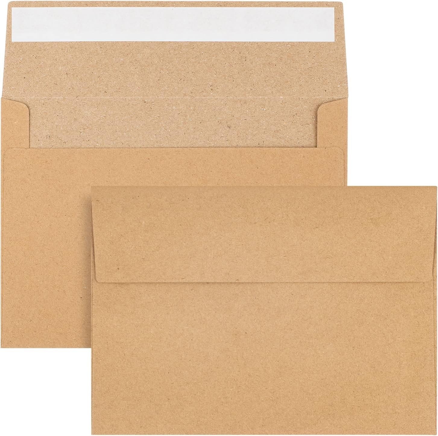 50 Pack Kraft Envelopes 4 X 6 Inch Brown Envelopes,A4 Envelopes, Card Envelopes,