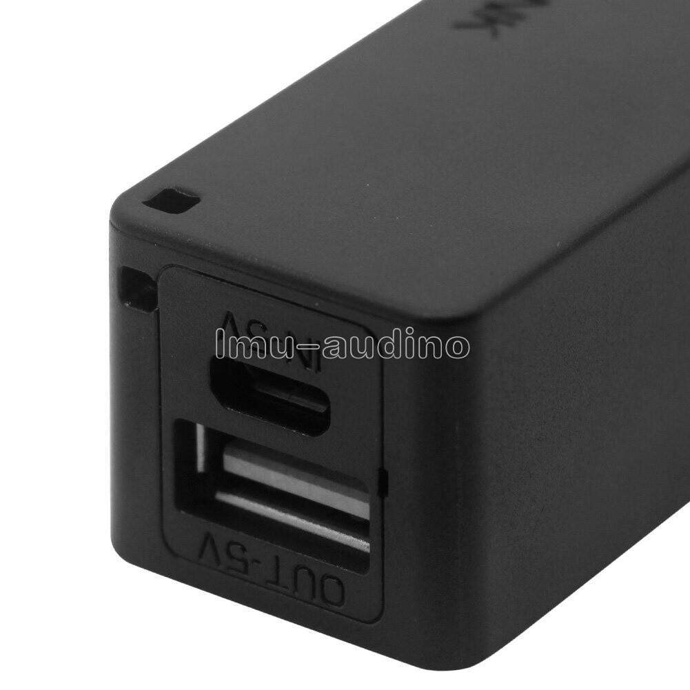 USB power bank charger pack box battery case for 1×18650 DIY portable black New