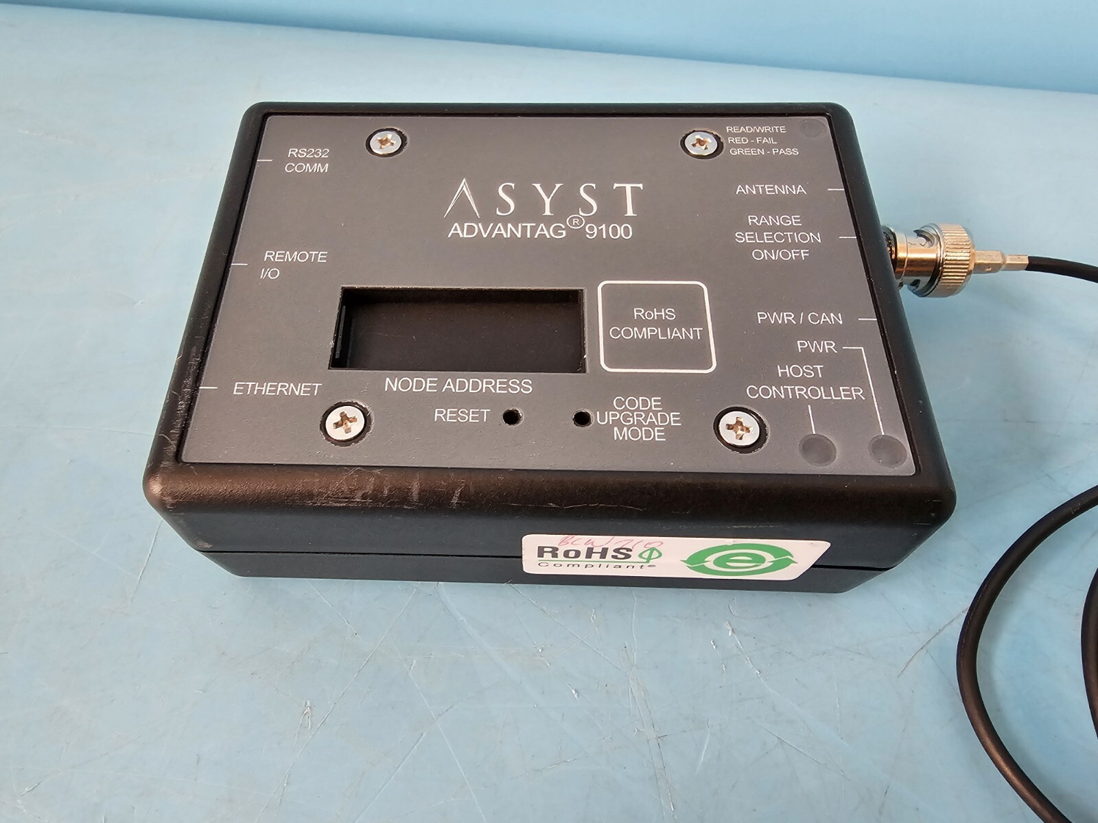 1PC ASYST ATR9100 P/N 9701-2936-02 ADVANTAG9100 RFID READER /w 9701-2883-04