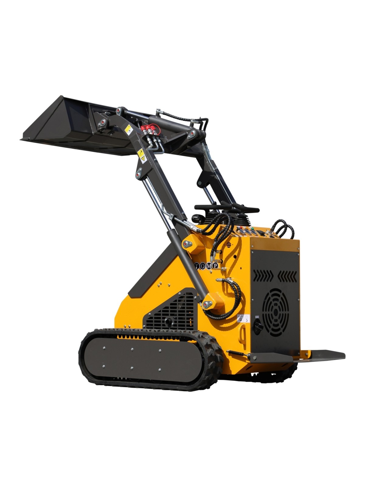 Free Shipping Mini Skid Steer Loader TYPHON STOMP 501 Compact Track 23.5 HP Gas