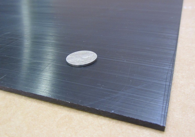 Tivar UHMW PE Black Sheet .125″ (1/8″) Thick x 12″ Wide x 36″ Length