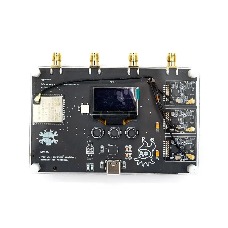 ESP32 Wireless Security Tester Kit, 3 NRF24L01 BLE Bluetooth Analyzer, With OLED
