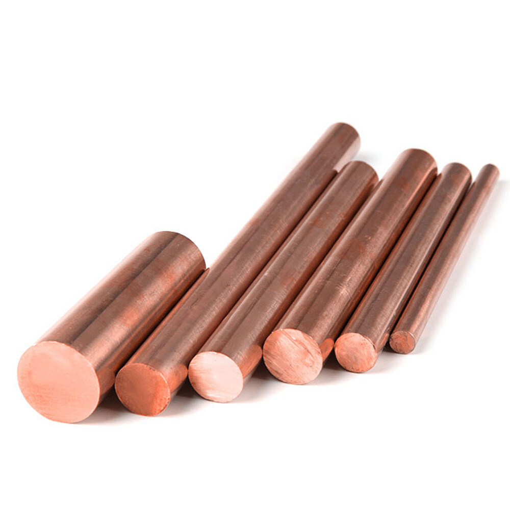 Copper Round Solid Rod Bar 12mm – 60mm Diameter 100 150 200 250 300mm Lengths