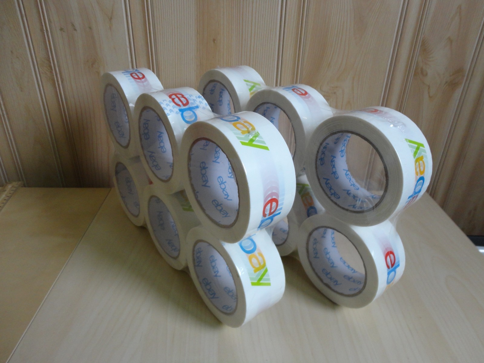 Lot of Rolls eBay Branded BOPP Packaging Tape 75 yards per roll NEW!