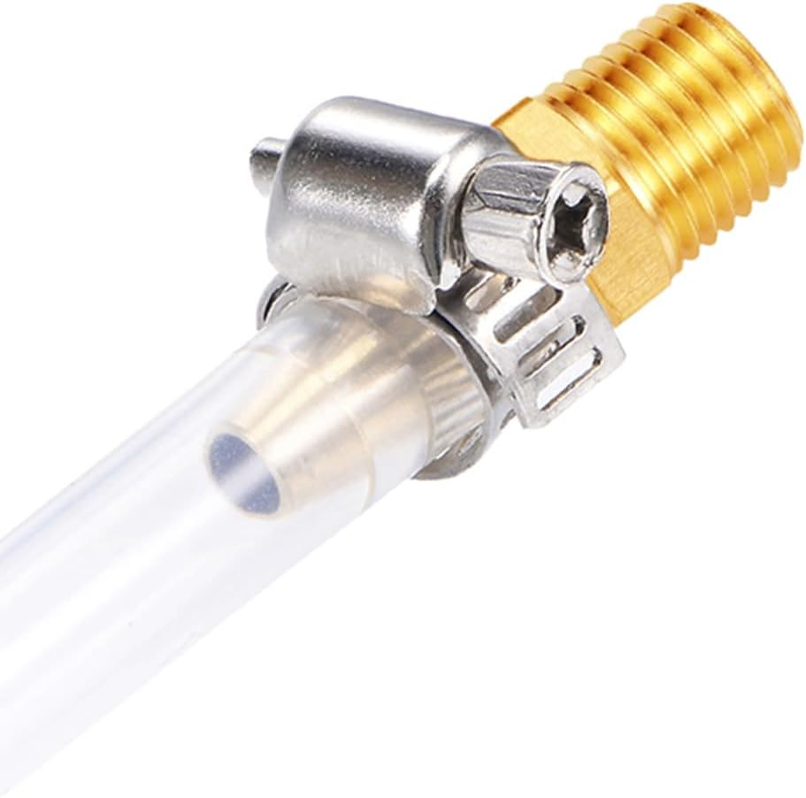6PCS Brass Hose Barb Fittings 3/8″ NPT Male to 1/2″ Barb Adapter Connector Inclu