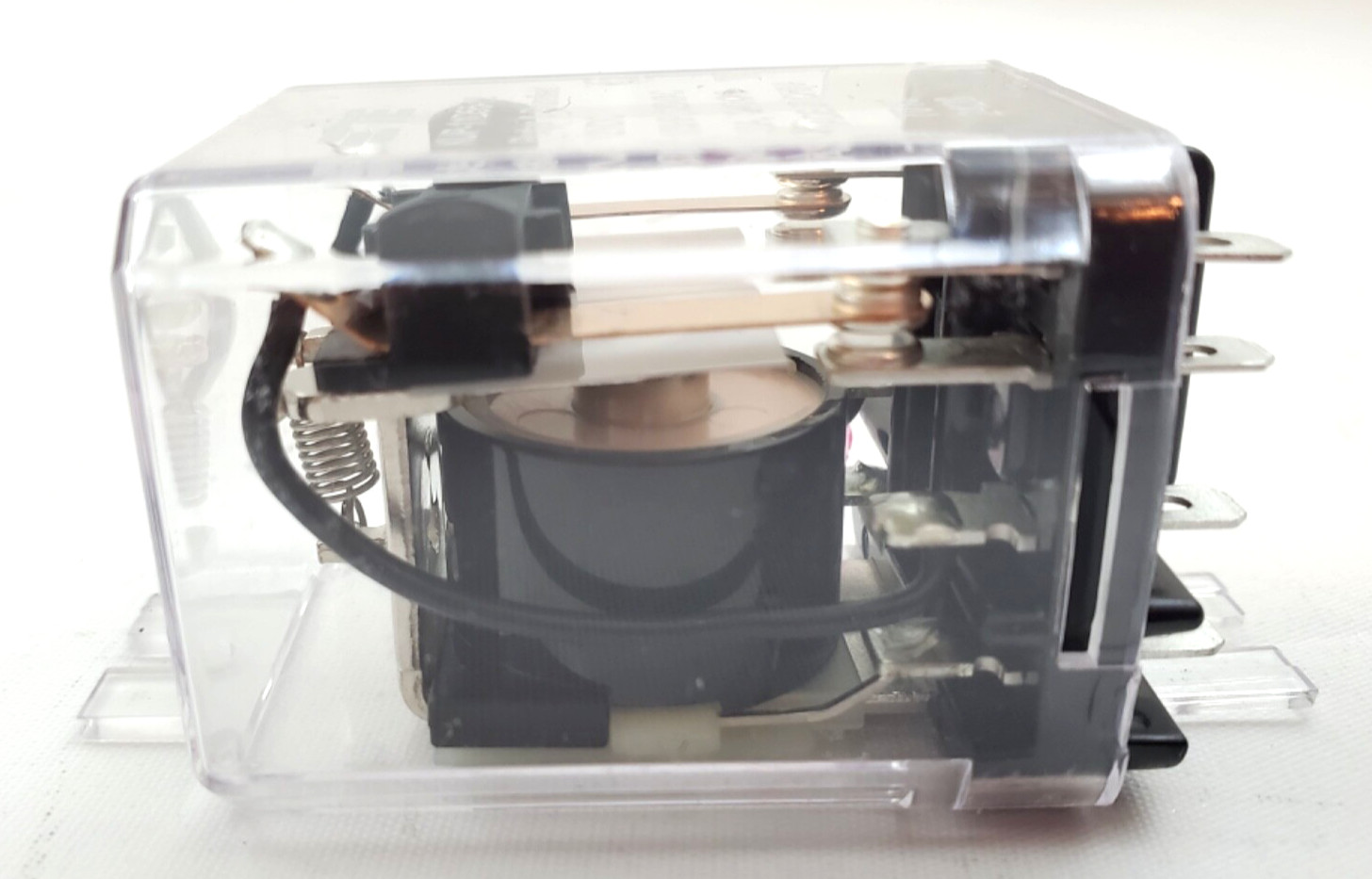 Potter Brumfield KUP-11D55-12 Ice Cube Relay 12 VDC 10 Amp DPDT Mounting Bracket