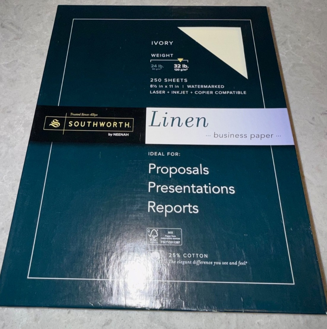 Southworth Linen Business Paper Letter – 8.50″ X 11″ NEW Elegant QUALITY Paper