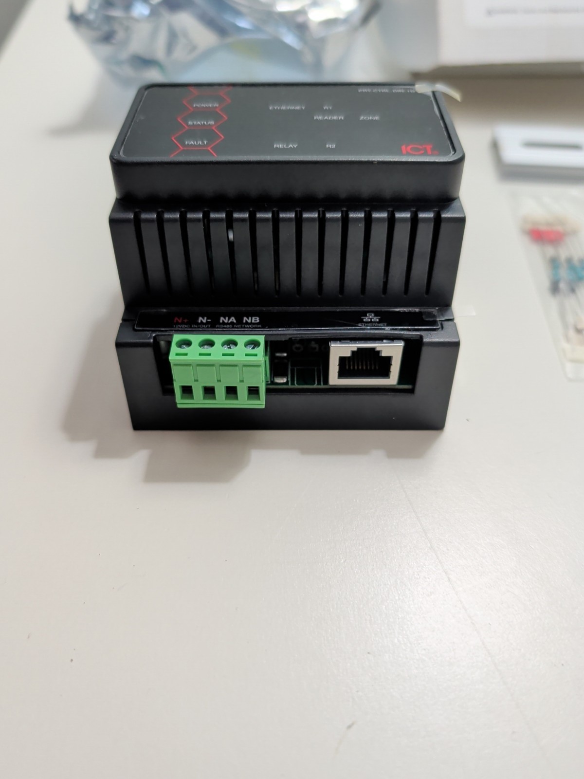 ICT WX PRT-WX-DIN-1D Web Enabled Single Door Controller – DIN Rail, Open – New