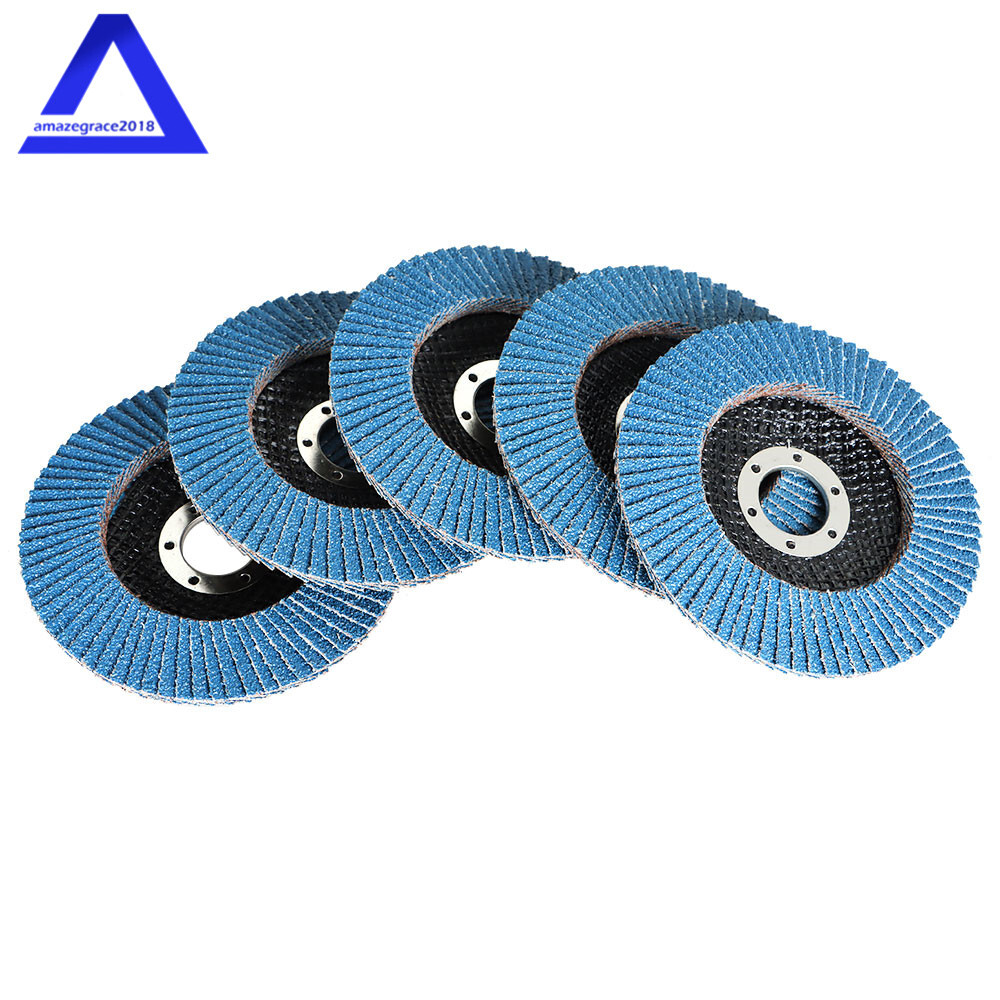 100Pack 4-1/2″×7/8” 40 Grit T29 Premium Zirconia Flap Disc Sanding Grinding