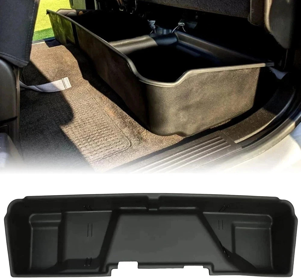 Under Seat Storage Box Chevy Chevrolet GMC Silverado Sierra 1500 Extended Cab