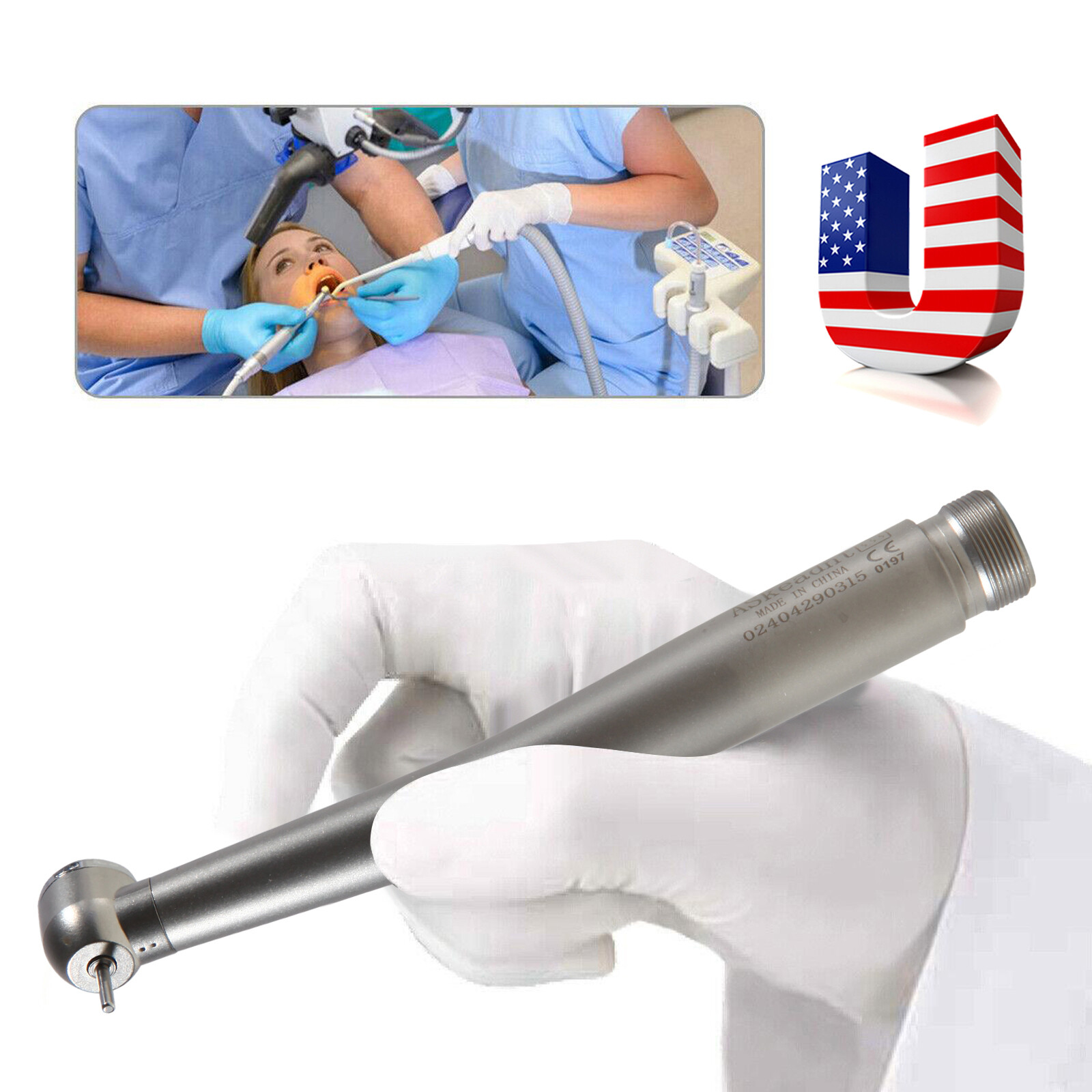 Turbina NSK PANA MAX Style Dental High Speed Handpiece Push Button 2 Hole Borden