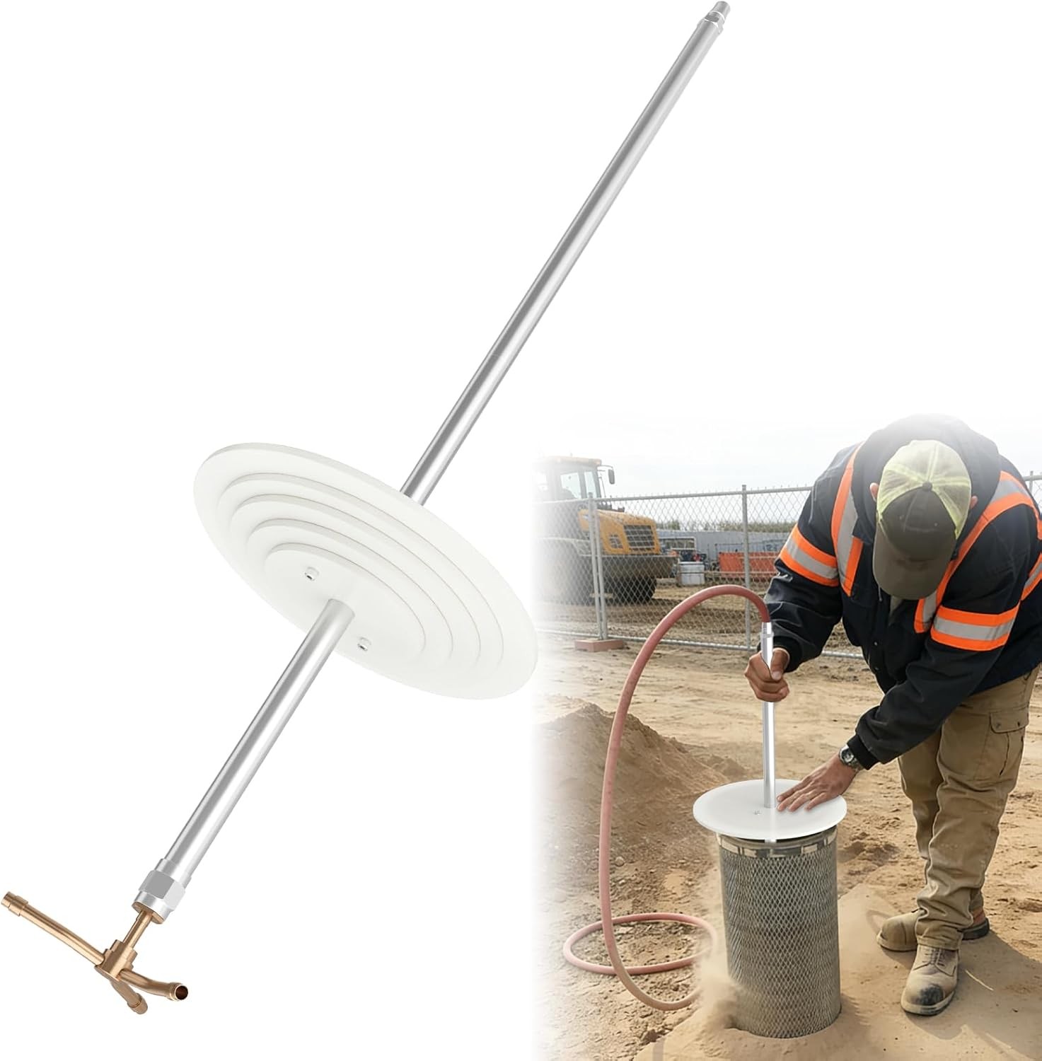 360° Rotating Compatible with Filter Cleaner with Air, All-around cleaning