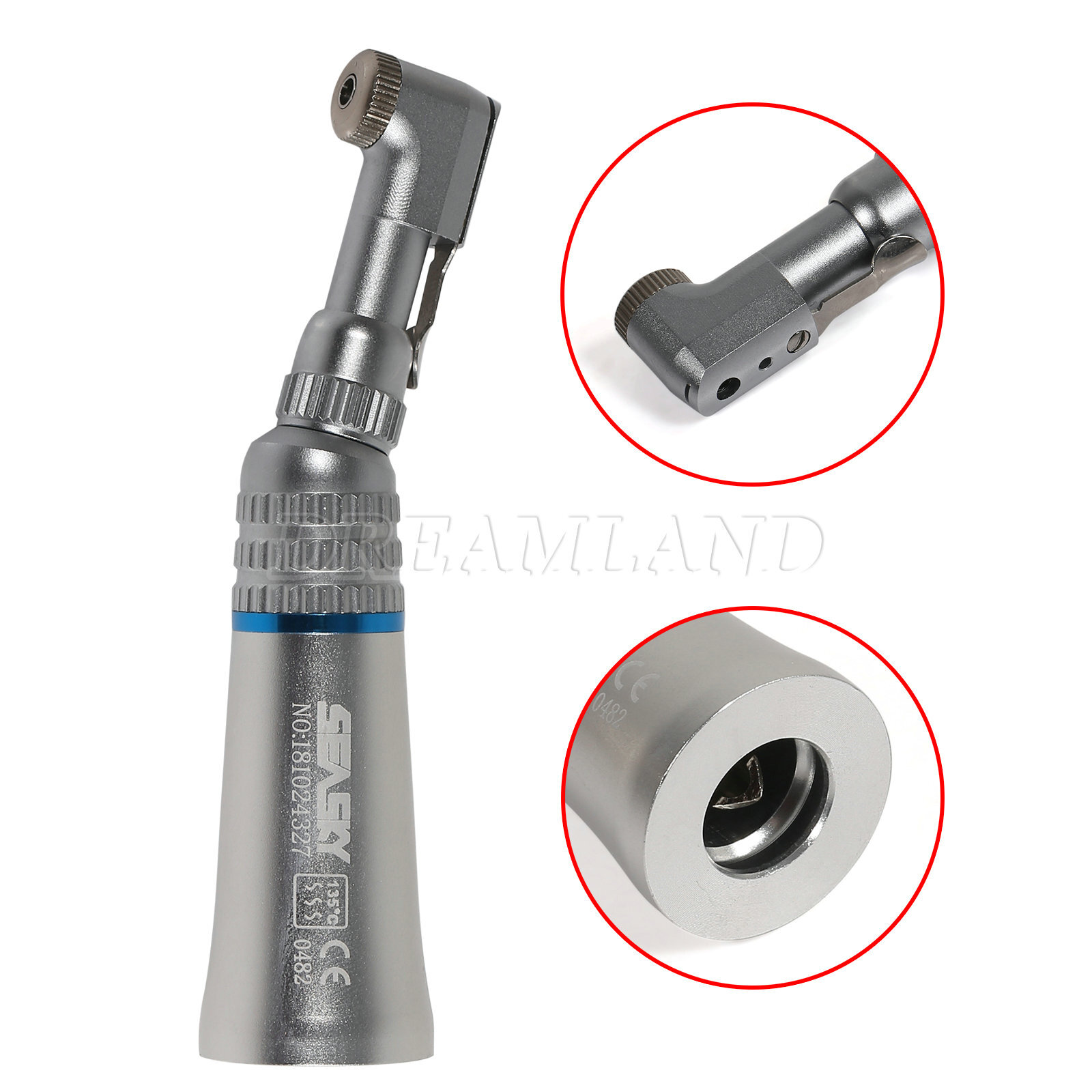 1-10 SEASKY Dental Slow Low Speed Handpiece Contra Angle Latch E-Type / RA Burs