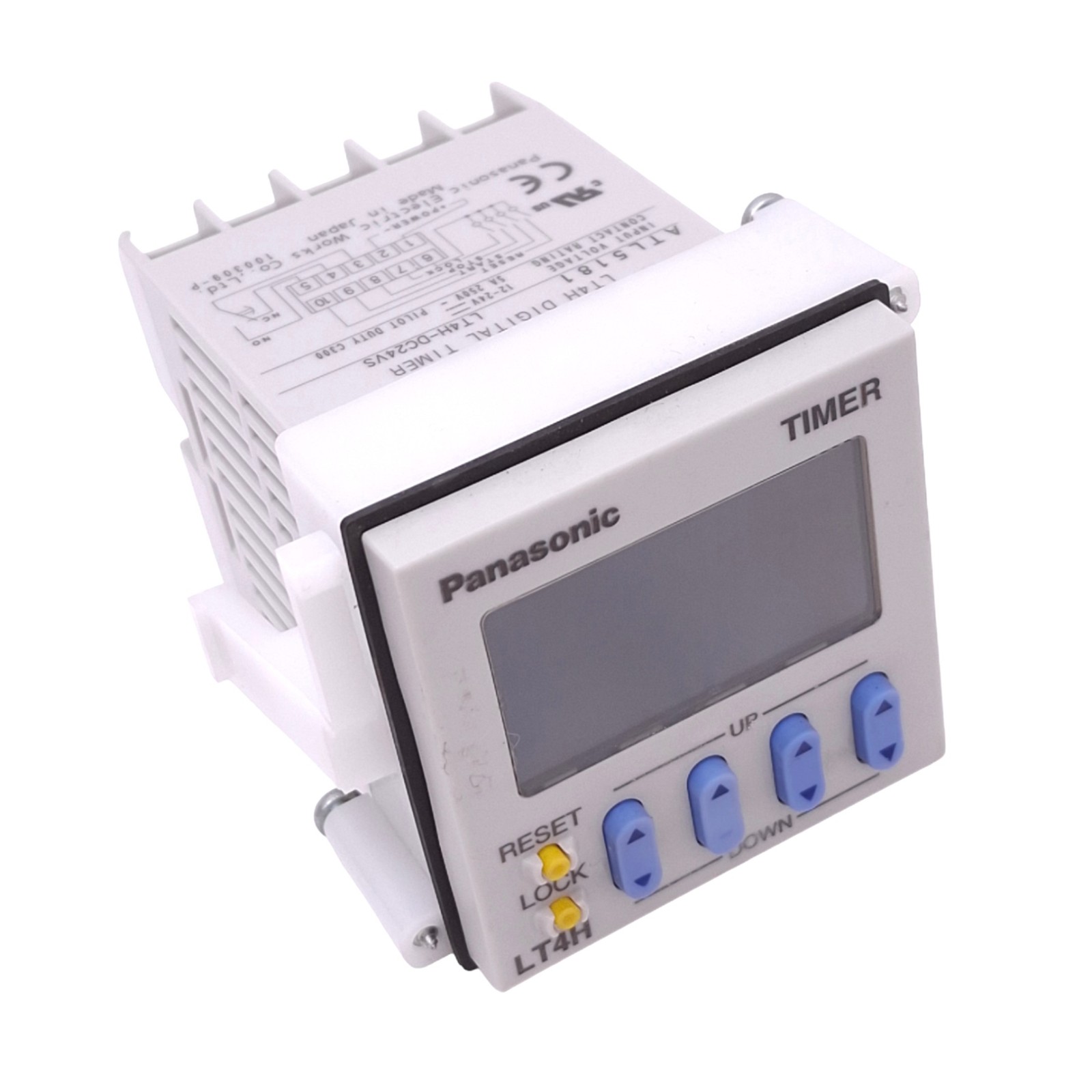Panasonic LT4H-DC24VS Digital Timer Delay Relay, SPDT, 0.001s-999.9h, 24VDC Coil