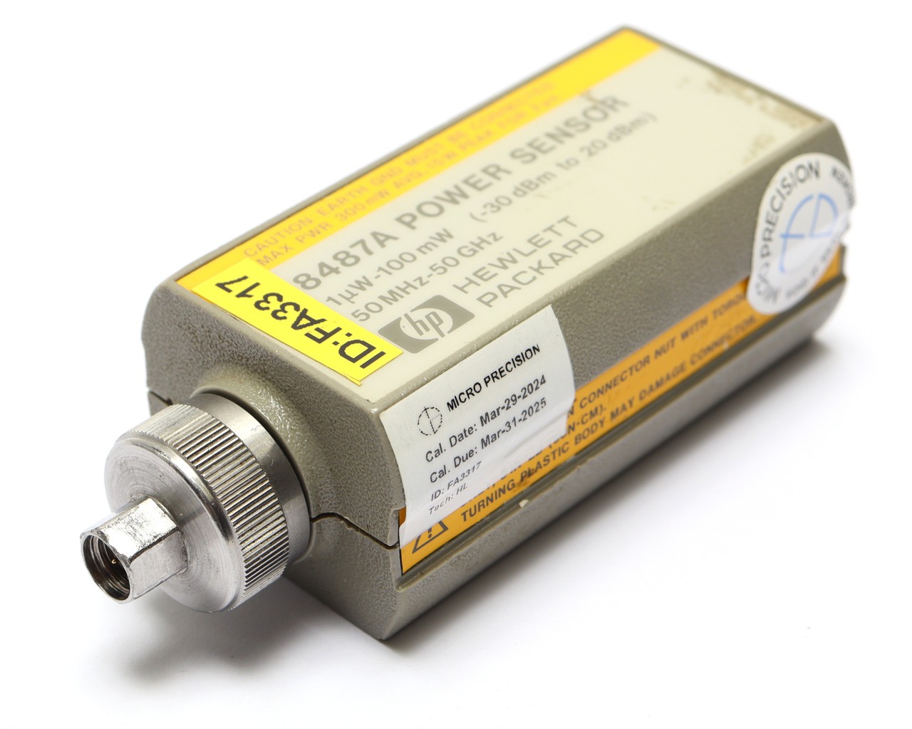 Hewlett Packard 8487A Power Sensor, 50MHz to 50GHz