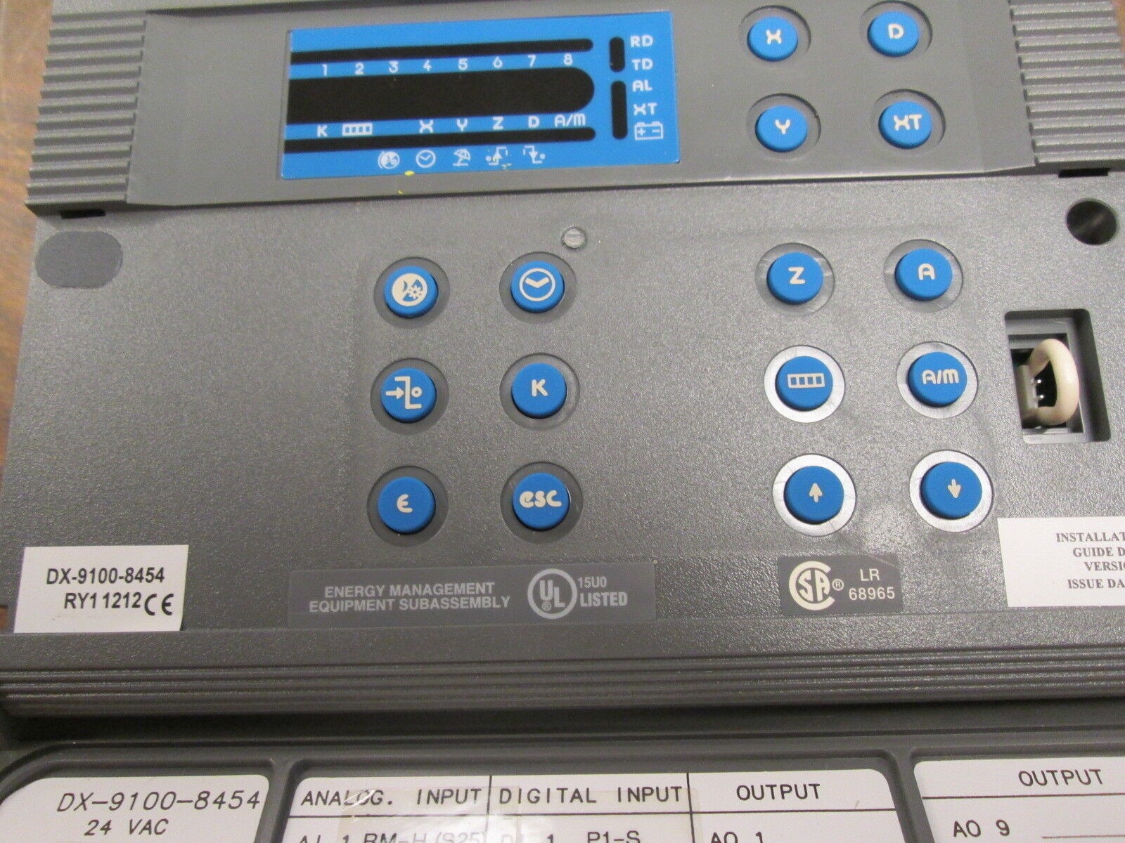 Johnson Controls / Metasys Controller DX-9100-8454 24VAC Used