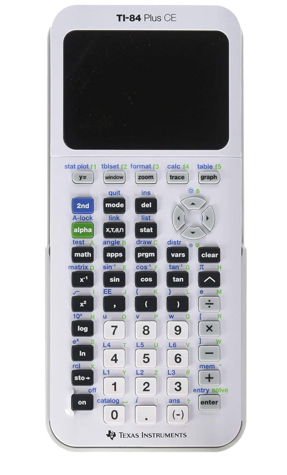 Texas Instruments TI-84 Plus CE Graphing Calculator White