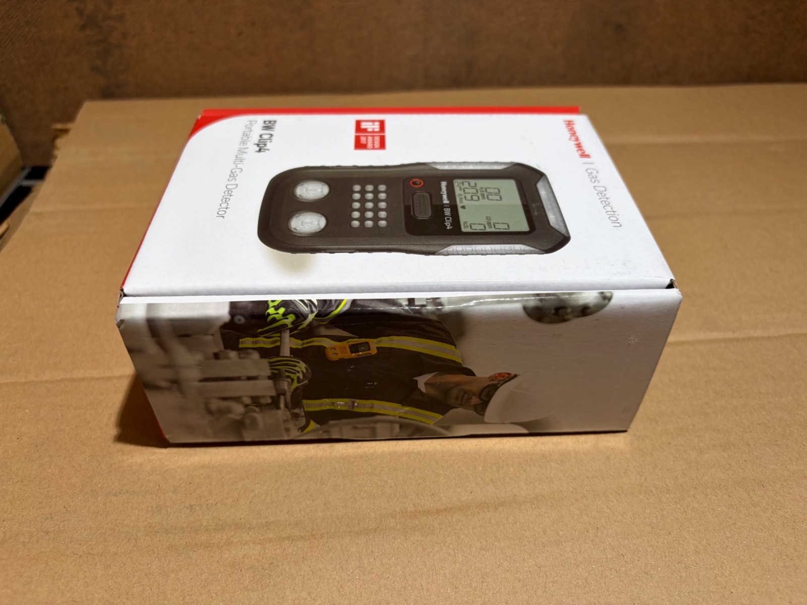 Honeywell BW Clip4 Multi-Gas Detector O2 CO H2S LEL Yellow BWC4-Y-N NOS