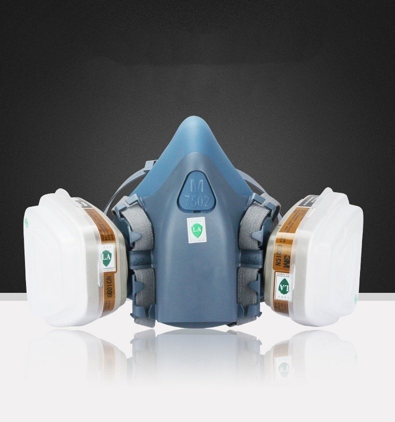 7 IN 1 Reusable Half Face Respirator Facepiece GAS MASK Spraying Painting Safe