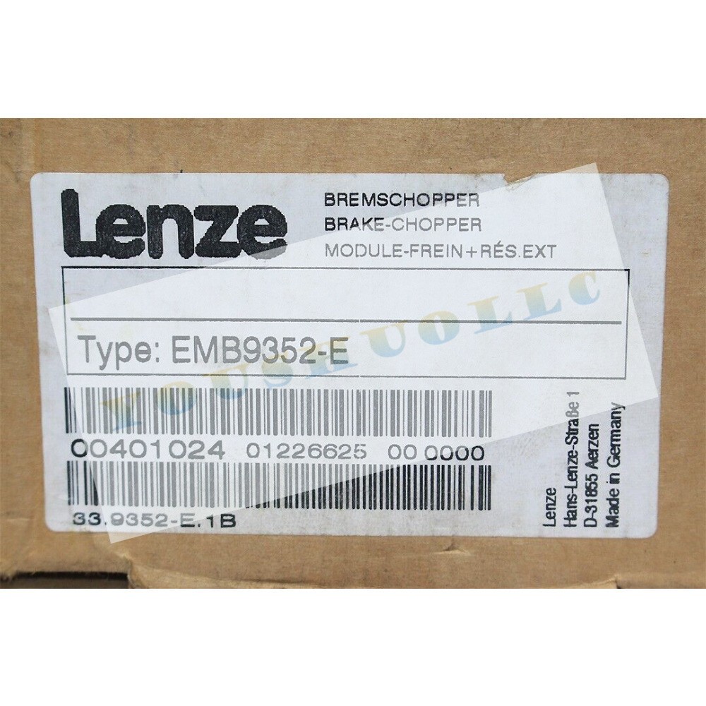 US Free TAX LENZE NEW EMB9352-E BRAKE CHOPPER IN BOX