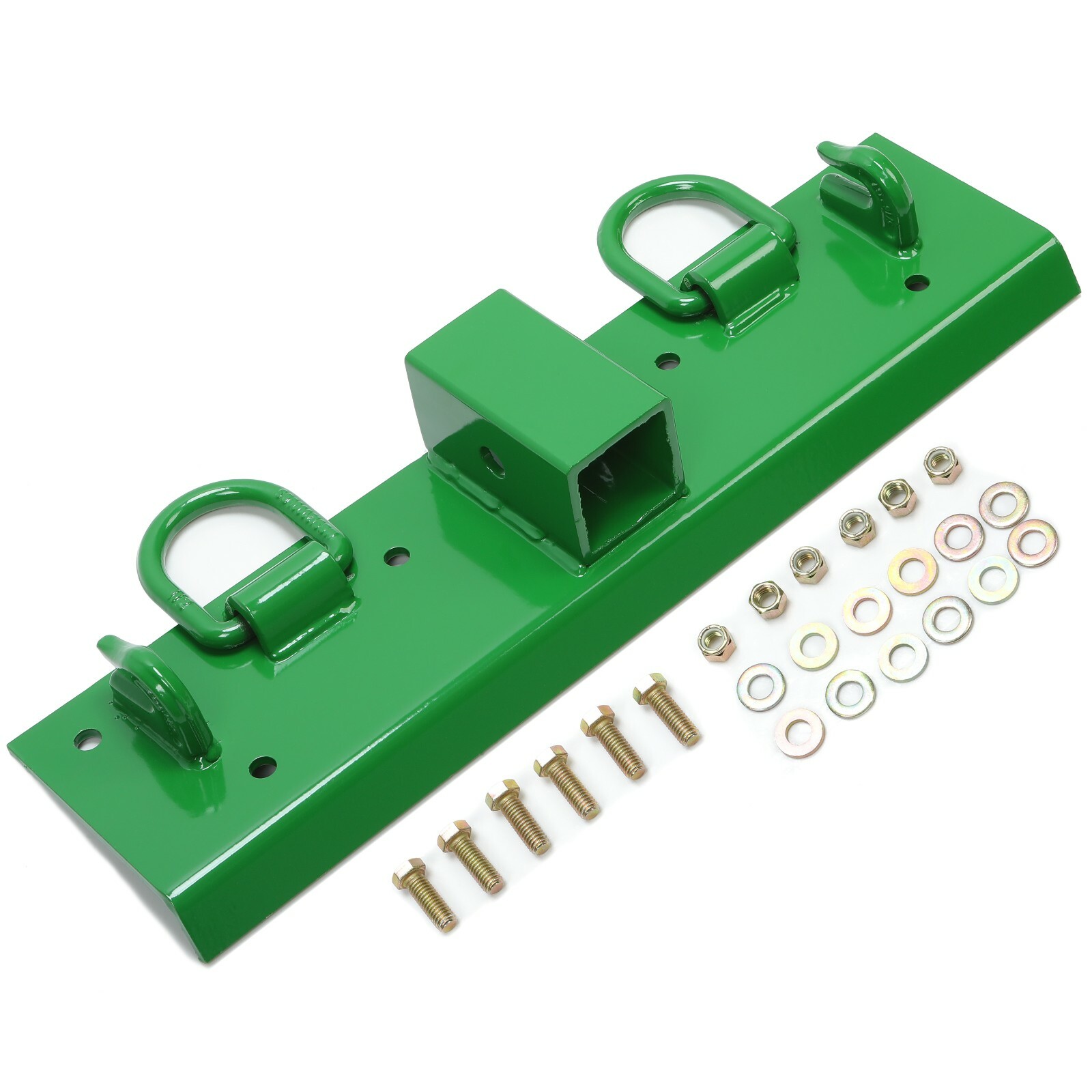 Bolt on Grab Hooks & D Rings & 2″ Receiver For John Deere 1025R Compact Tractor