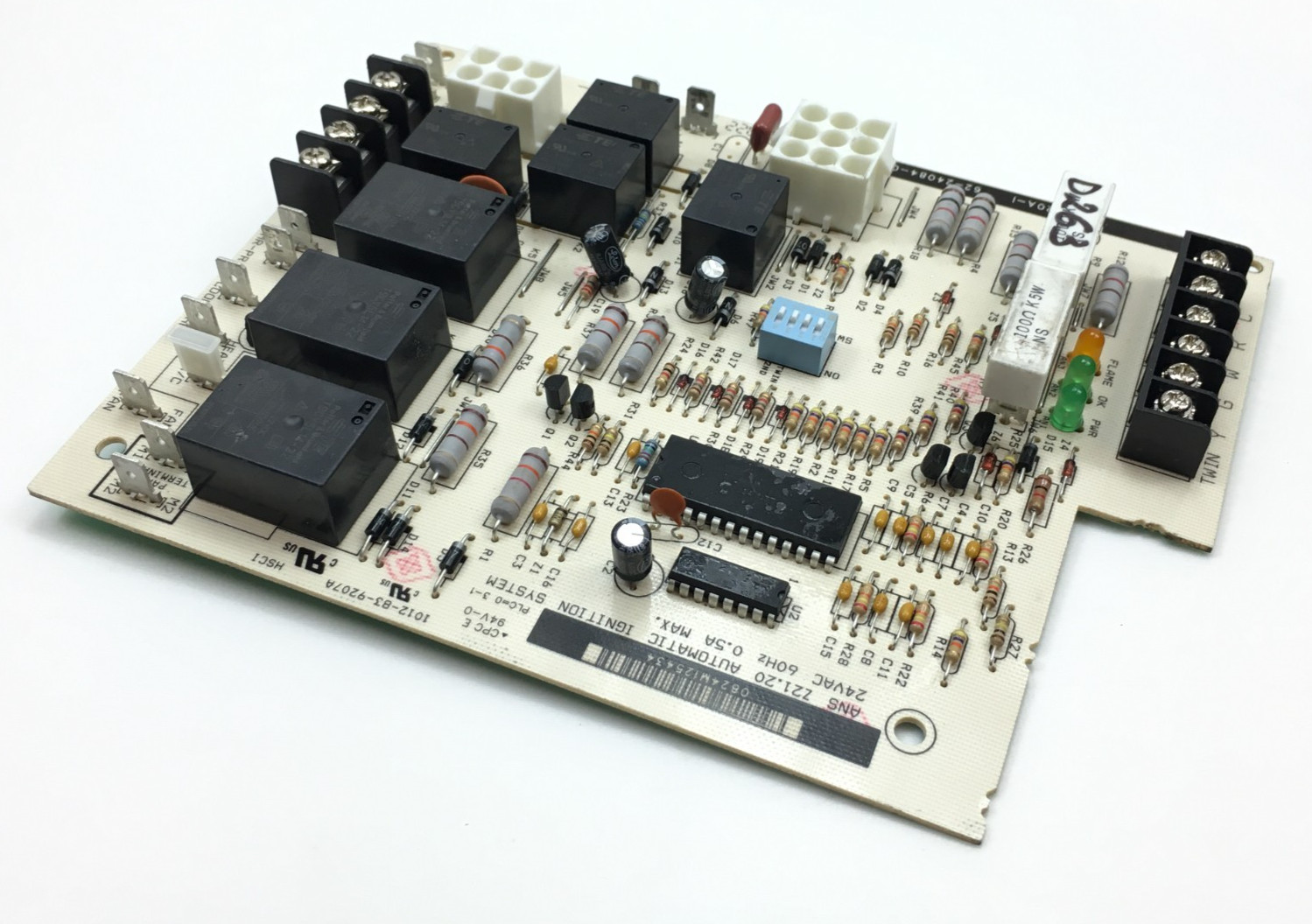Rheem Weather King 62-24084-02 Furnace Control Circuit Board 1012-920A-l #D263