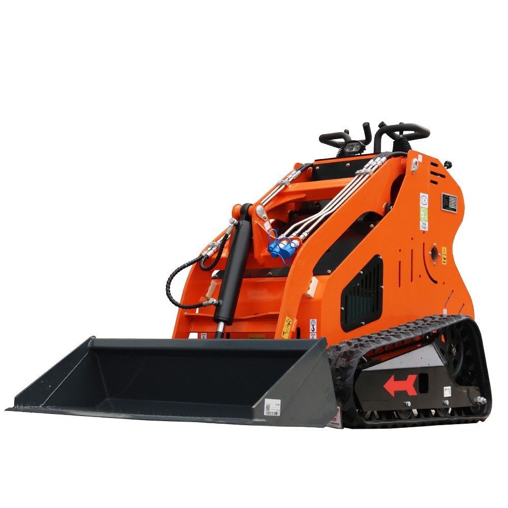 15HP Mini Skid Steer Loader Gasoline Crawler Hydraulic EPA Free Shipping USA
