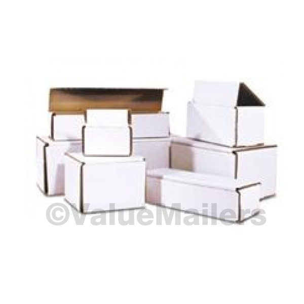 200 – 6x4x3 White Corrugated Shipping Mailer Packing Box Boxes 6 x 4 x 3