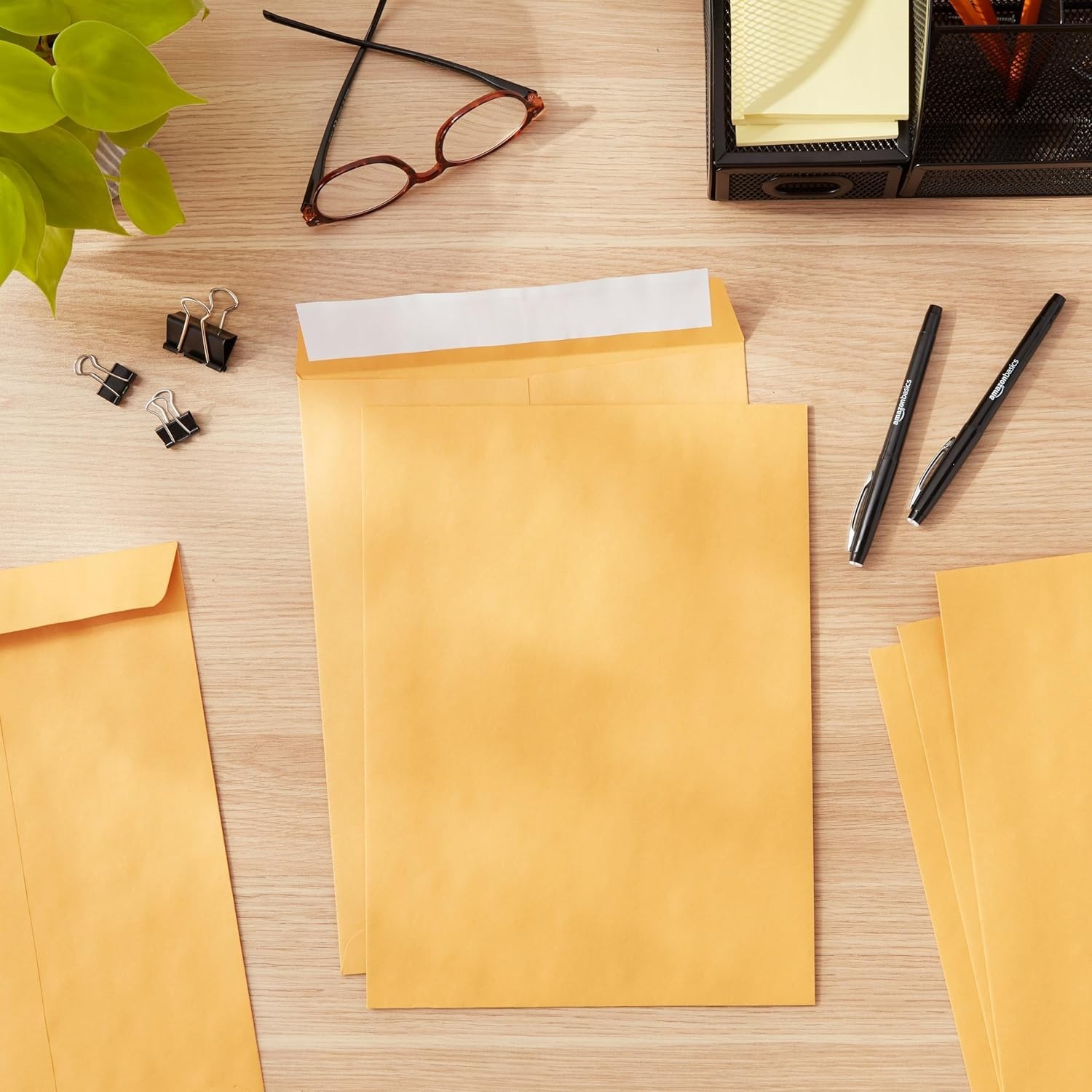 100 Pcs CLASP ENVELOPES 9×12 28lb Kraft Shipping Mailing Gummed Business Manila