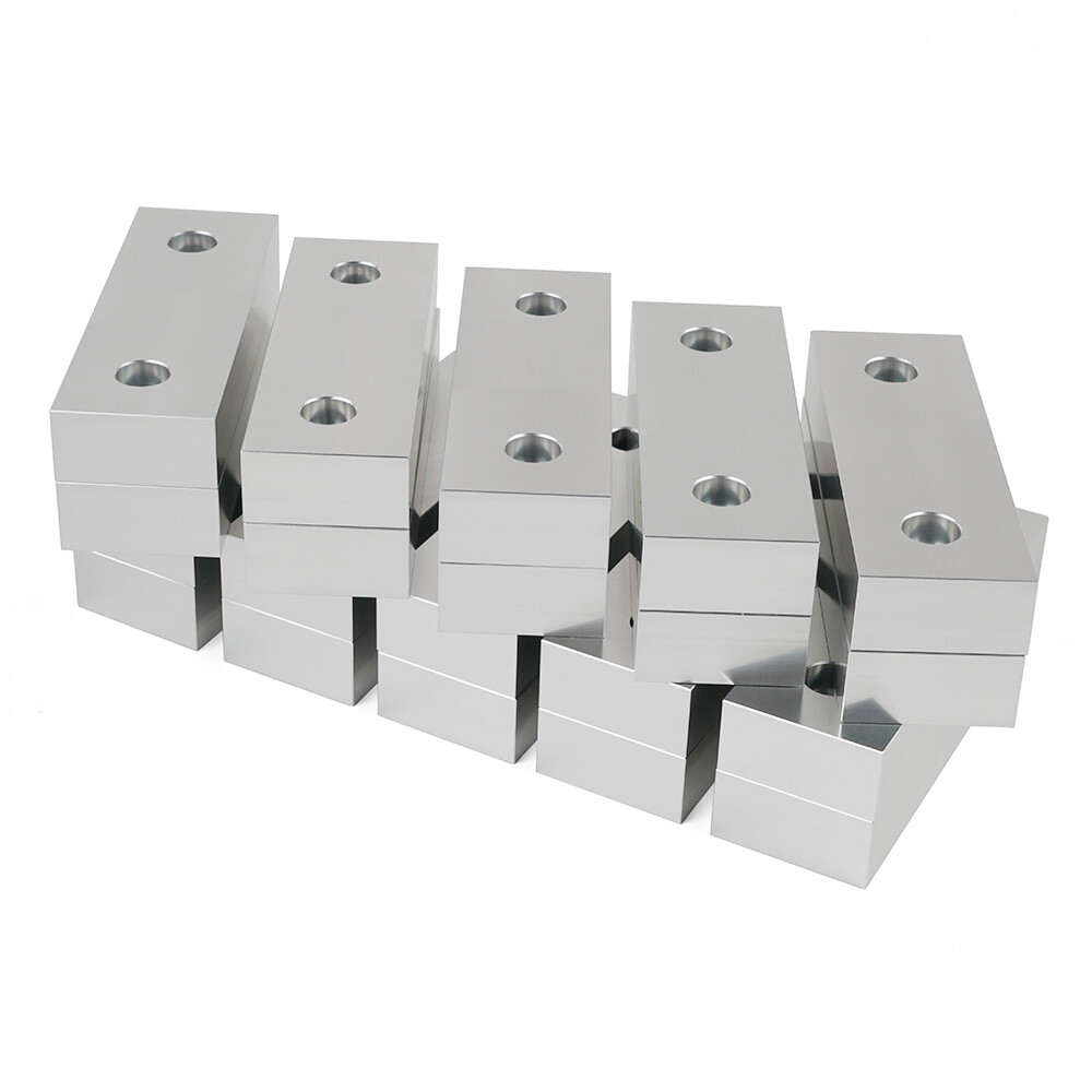10 Packs (20pcs) 6 x 2 x 1″ Standard Aluminum Soft Jaws Set Fits Kurt 6″ Vises