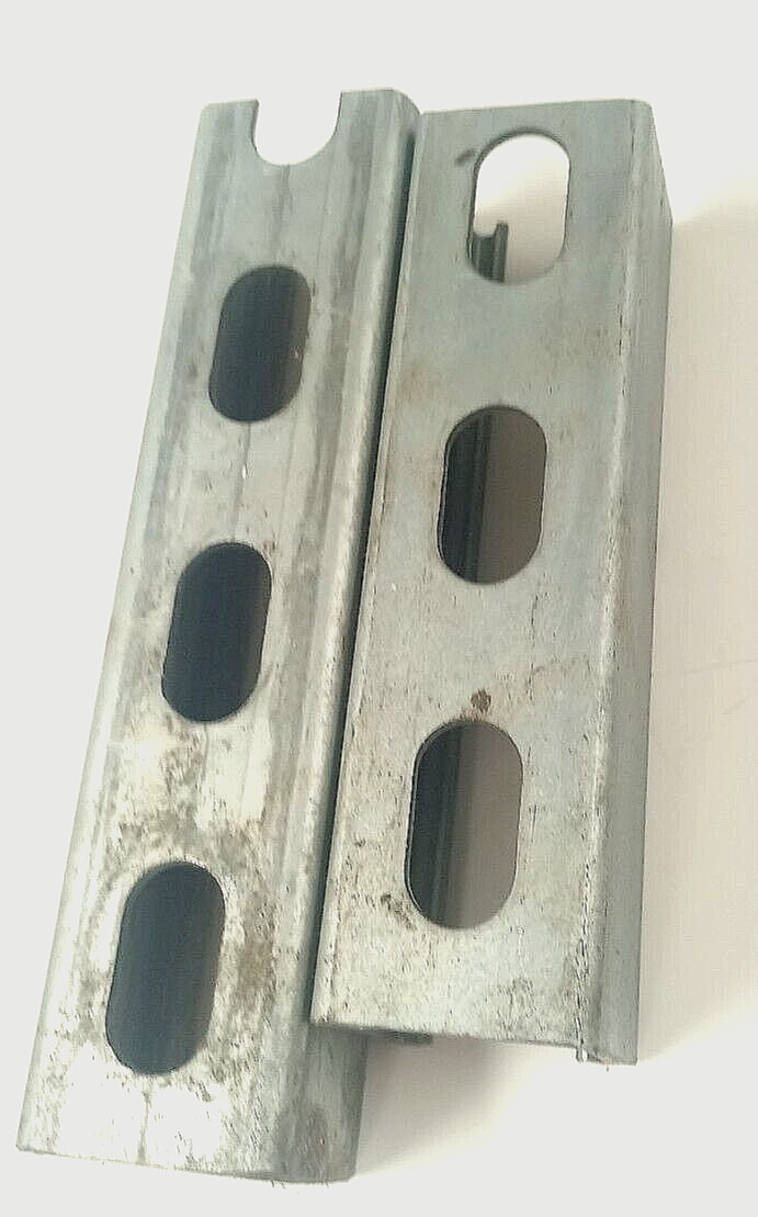 UNBRANDED SLOTTED STRUT CHANNELS PART # DOES NOT APPLY *LOT OF 2*