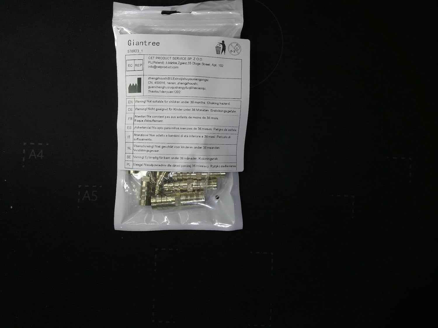20PCS Brass Hose Barb Fitting, 1/4″ 5/16″ 3/8″ 1/2″ 6 Mm/8 Mm/10 Mm/12