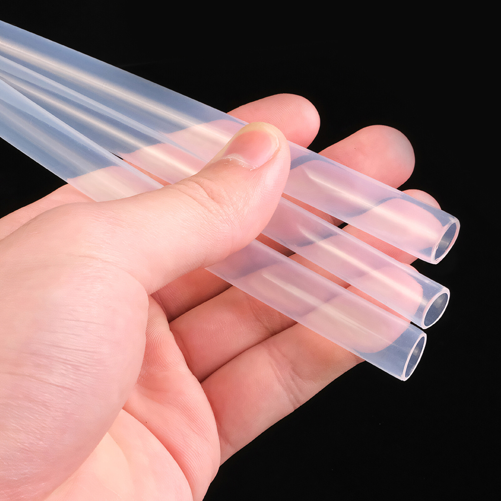 PTFE Tube Tubing Pipe ID 0.8-11 mm OD 1.6-14 mm High Temp Resistance Transparent