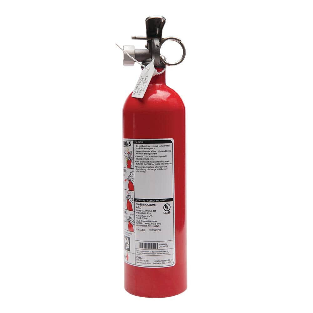 KIDDE DRY CHEMICAL FIRE EXTINGUISHER Home Car Auto Garage Kitchen Safety 5-B:C