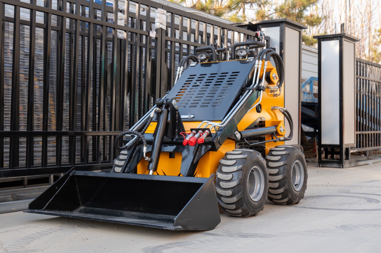 Free Ship MS380 MINI Skid Steer Loaders 23HP Wheeled Skid Steer EPA Gas Engine