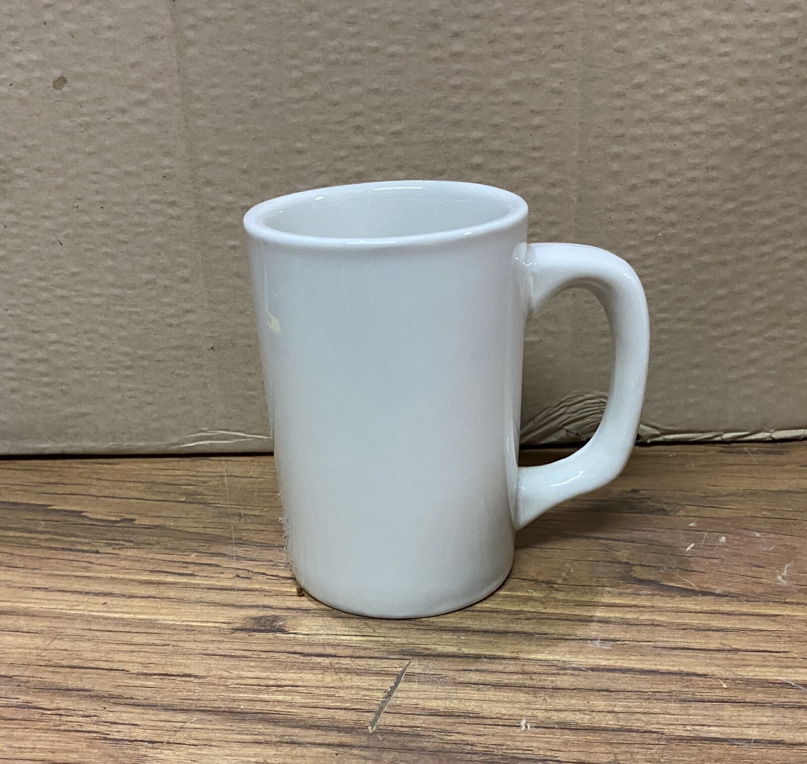 Set of 6 VERTEX CHINA Log Home Mug White 3”, 11 oz, LH-W