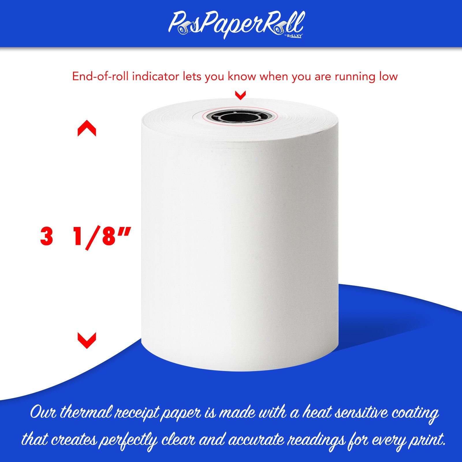 3 1/8 x 230′ Thermal Paper for Star Micronics TSP100 (50 Rolls)